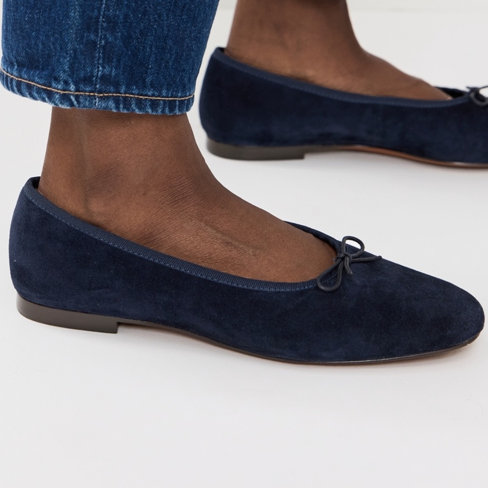 Madewell Navy Suede Flats